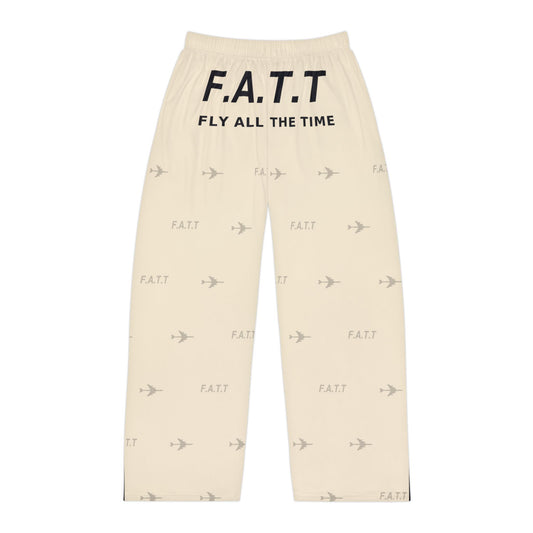 F.A.T.T Men's Flight Lounge Pants — Ivory / Black