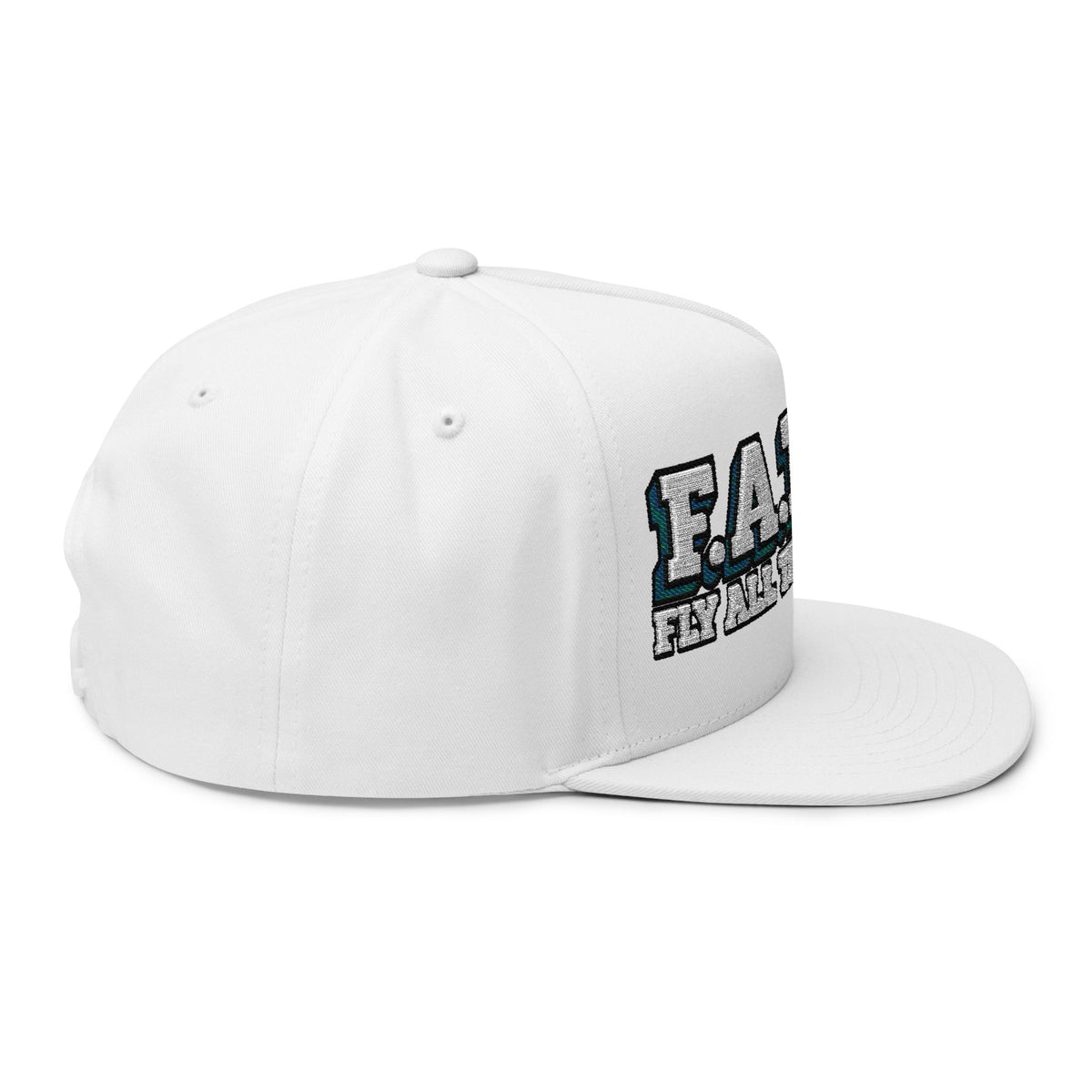 F.A.T.T Philadelphia Jersey Matching Snapback — Midnight Green / Silver | Cotton