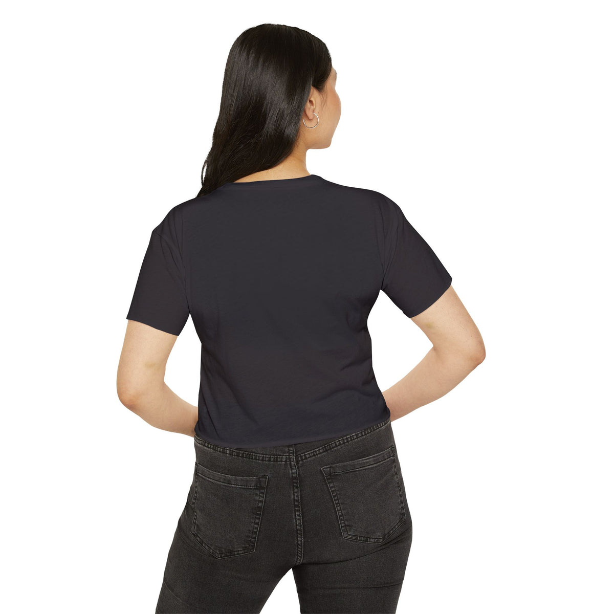 F.A.T.T Women's Purple Skyline Graphic Crop Top