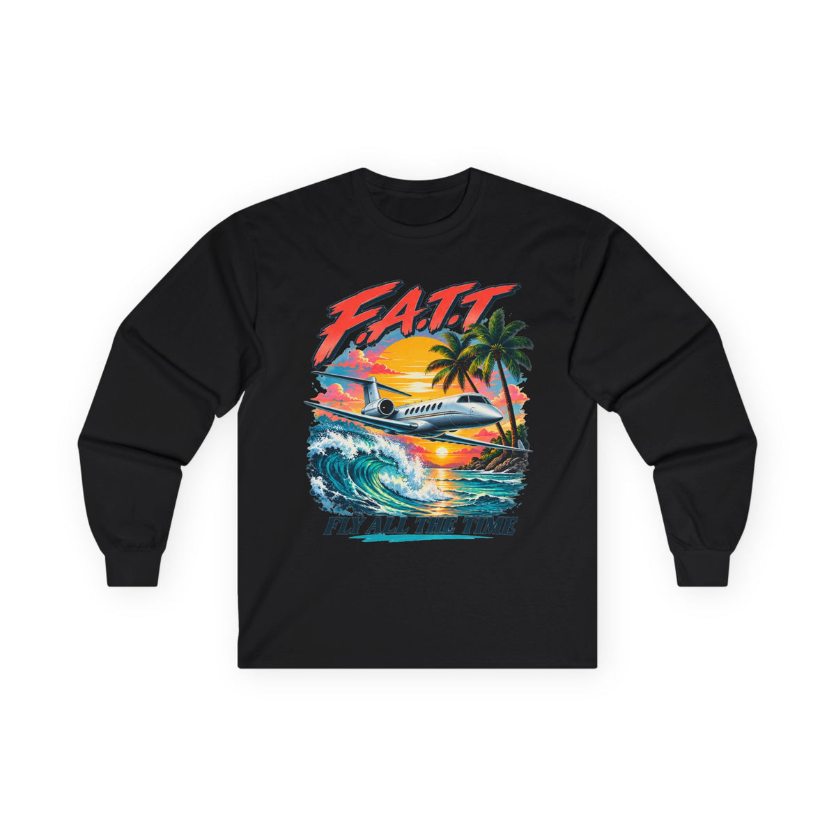 F.A.T.T Tropical Coastal Flight Graphic Long Sleeve