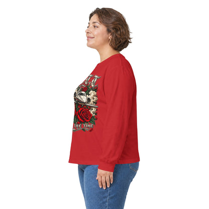 F.A.T.T Red Rose Flight Graphic Long Sleeve