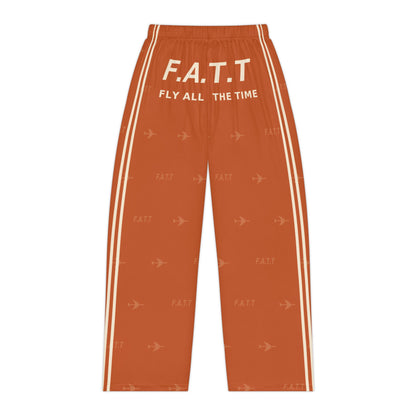 F.A.T.T Women's Flight Lounge Pants — Burnt Orange / Cream