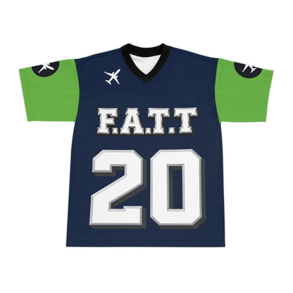 F.A.T.T #20 Football Jersey — Seattle | Navy / Action Green
