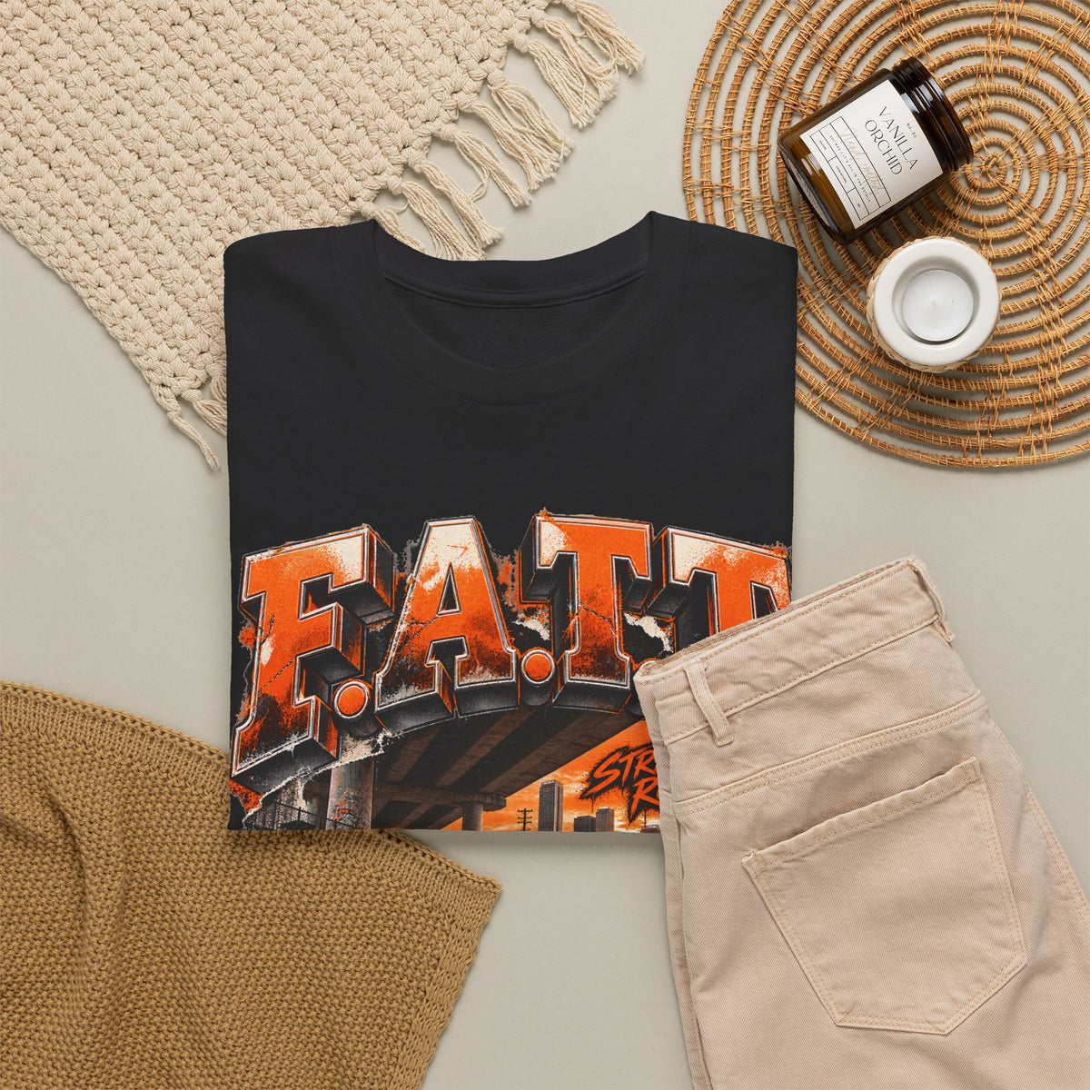 F.A.T.T Street Rider Graphic Tee — Shattered | Cotton S–5XL