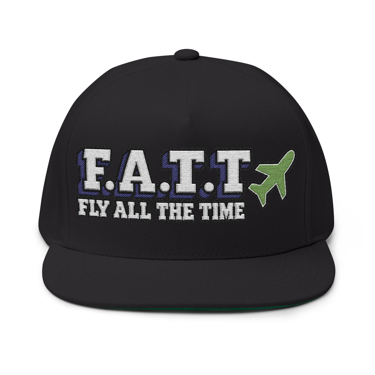 F.A.T.T Seattle Jersey Matching Snapback — Navy / Action Green | Cotton