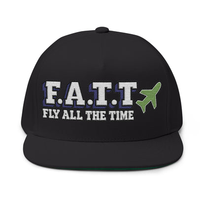 F.A.T.T Seattle Jersey Matching Snapback — Navy / Action Green | Cotton