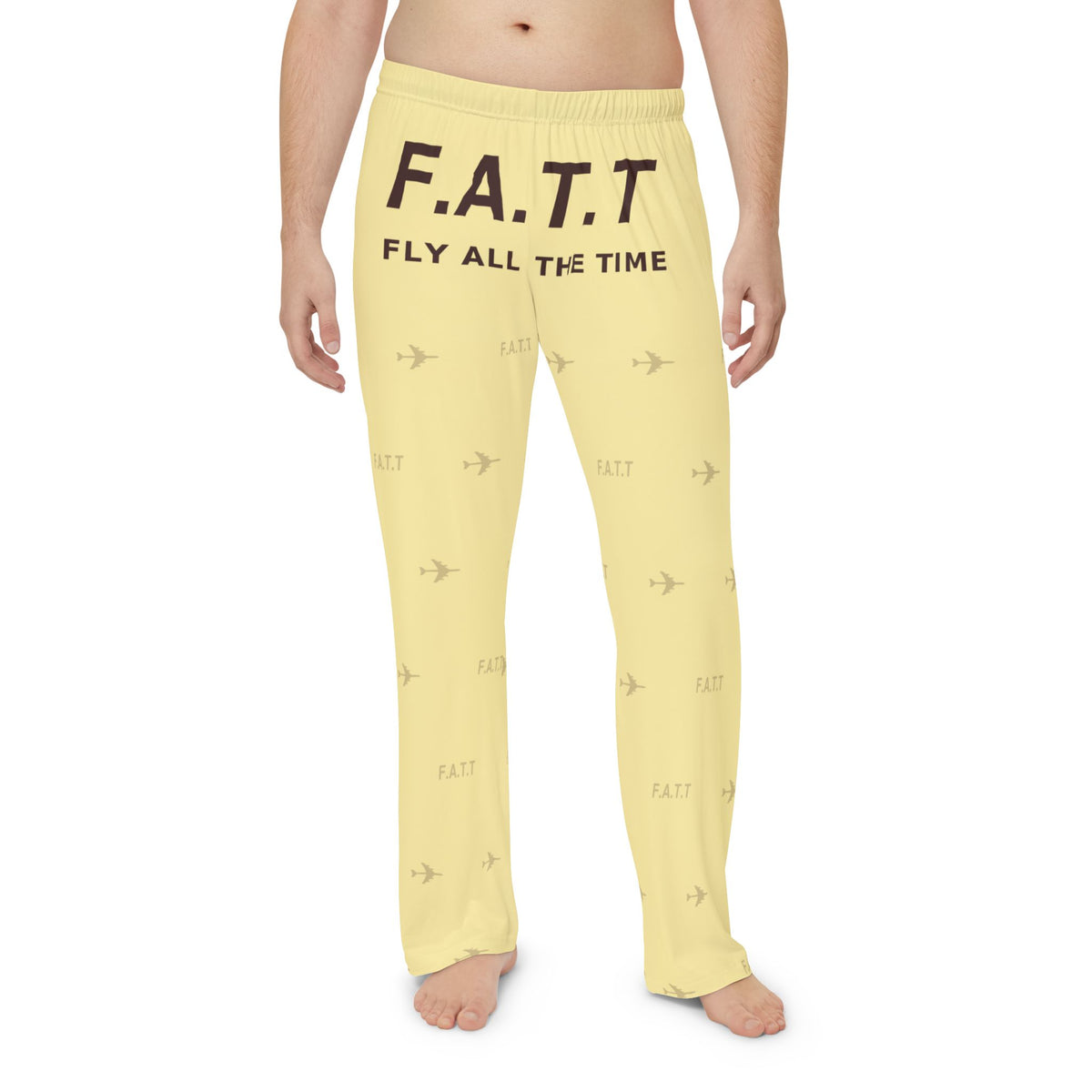 F.A.T.T Men's Flight Lounge Pants — Butter Yellow / Chocolate