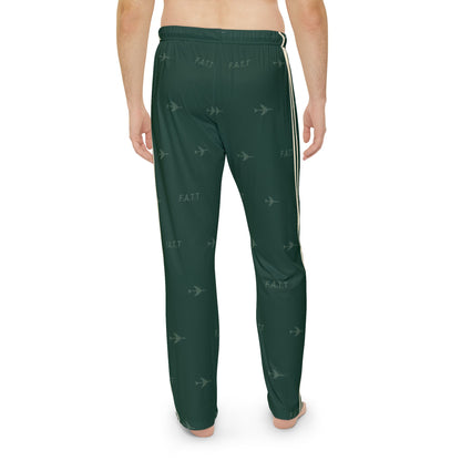 F.A.T.T Men's Flight Lounge Pants — Forest Green / Cream