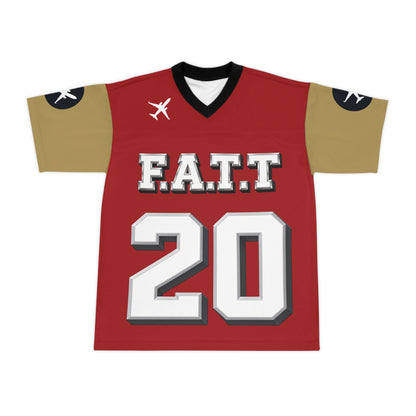 F.A.T.T #20 Football Jersey — San Francisco | Red / Gold