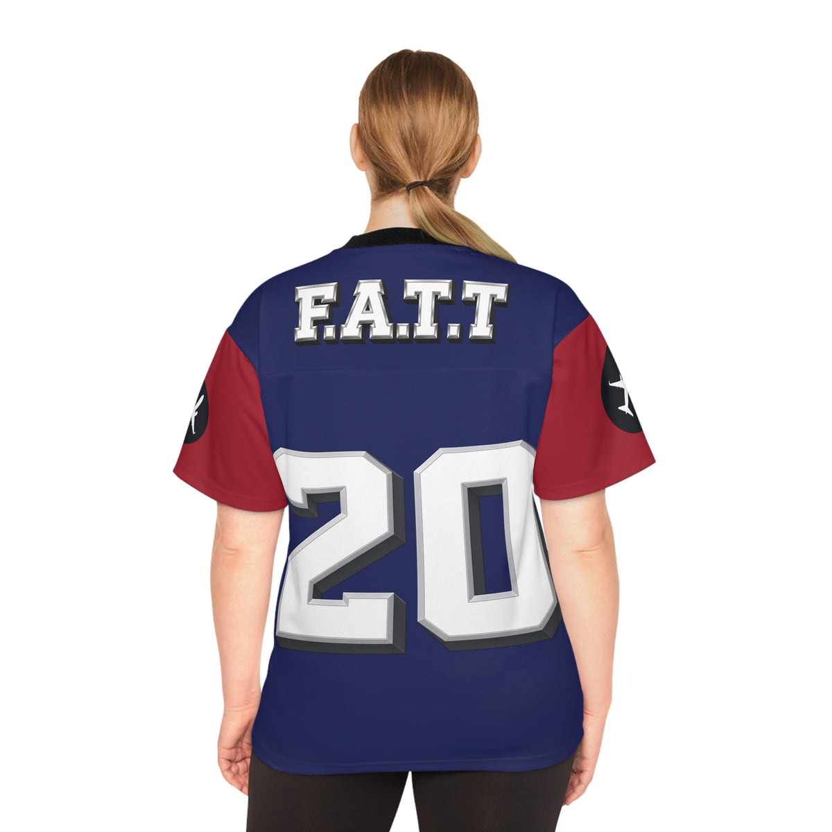 F.A.T.T #20 Football Jersey — New York Blue | Blue / Red