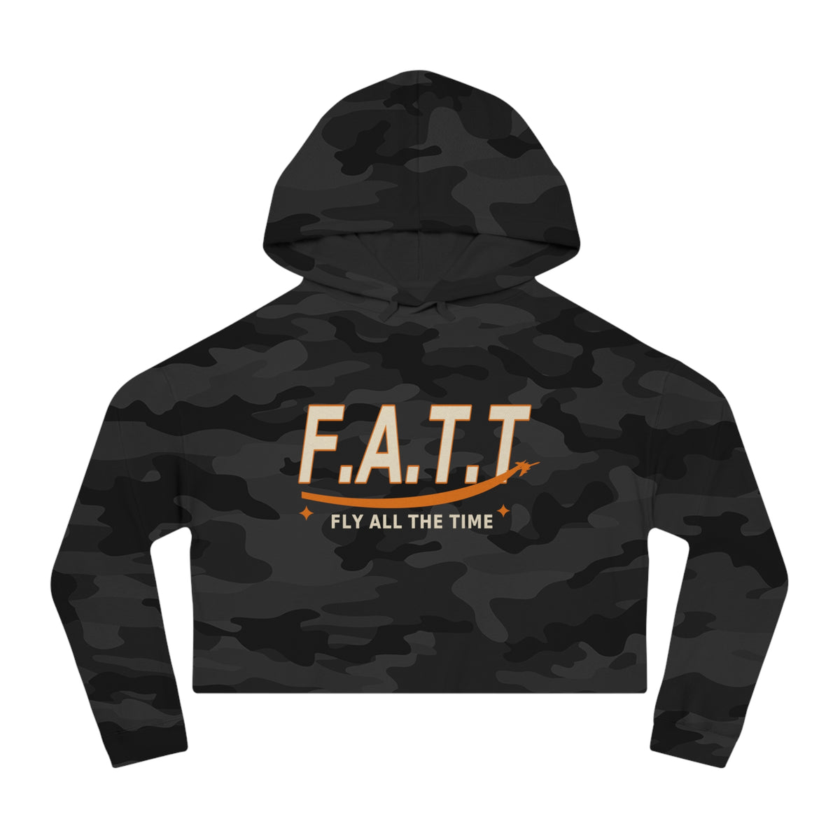 F.A.T.T Women's Flight Cropped Hoodie
