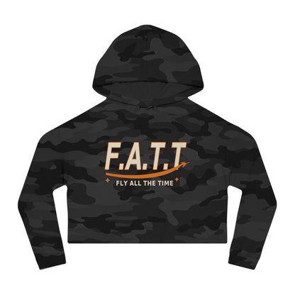 F.A.T.T Women's Flight Cropped Hoodie