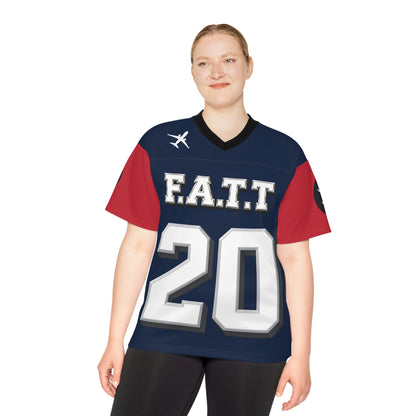 F.A.T.T #20 Football Jersey — New England | Navy / Red