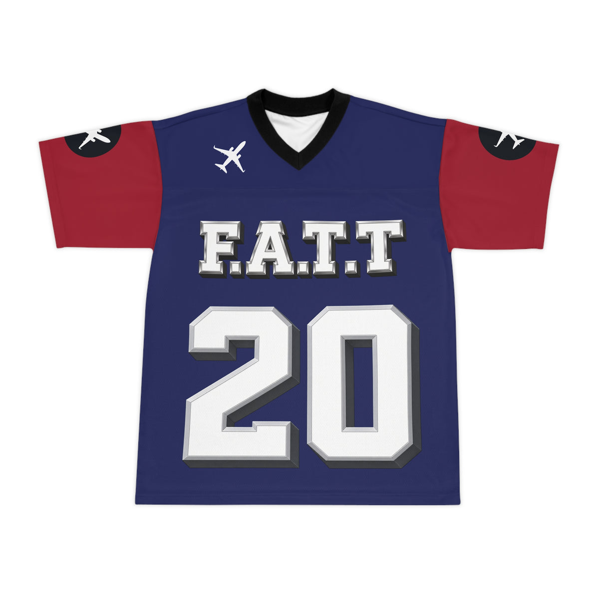 F.A.T.T #20 Football Jersey — New York Blue | Blue / Red
