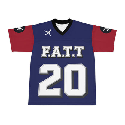 F.A.T.T #20 Football Jersey — New York Blue | Blue / Red