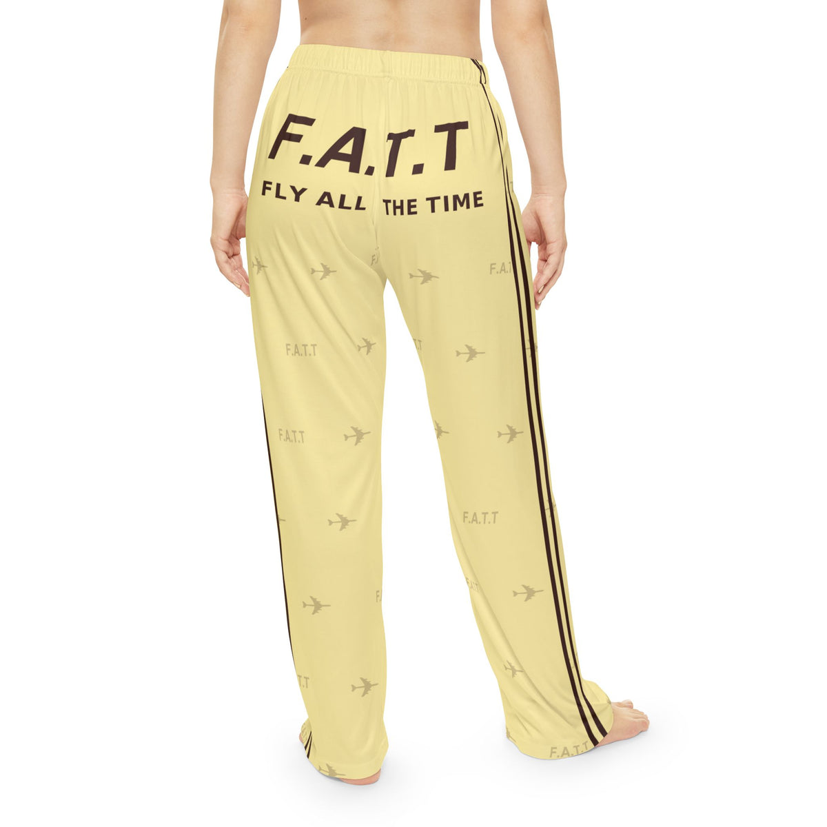 F.A.T.T Women's Flight Lounge Pants — Butter Yellow / Chocolate