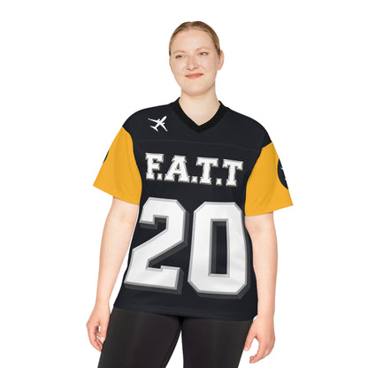 F.A.T.T #20 Football Jersey — Pittsburgh | Black / Gold