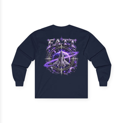 F.A.T.T Purple Space Flight Graphic Long Sleeve