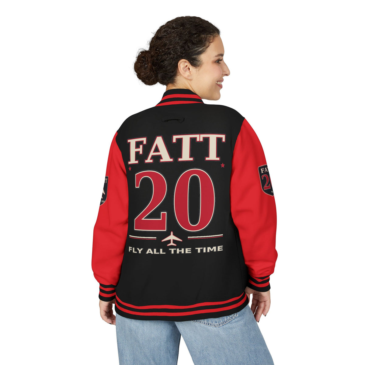 F.A.T.T Red Rose Flight #20 Varsity Jacket