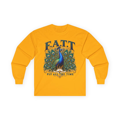 F.A.T.T Women’s Peacock Gold Graphic Long Sleeve