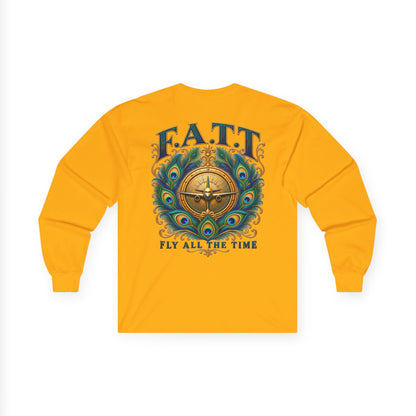 F.A.T.T Women’s Peacock Gold Graphic Long Sleeve