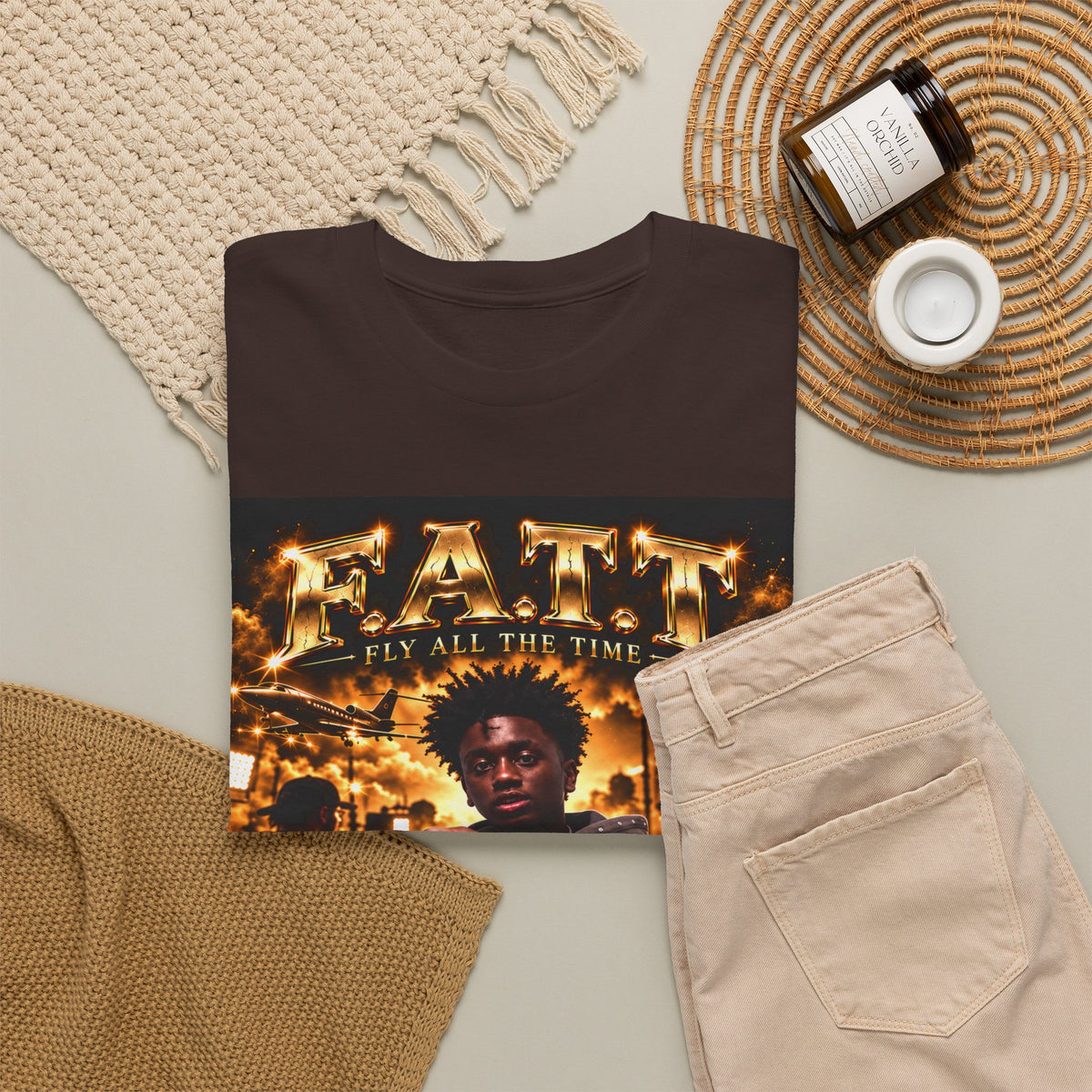 F.A.T.T LuhMikeCFN Graphic Tee — Matching Colors | 15×17 Front + Back