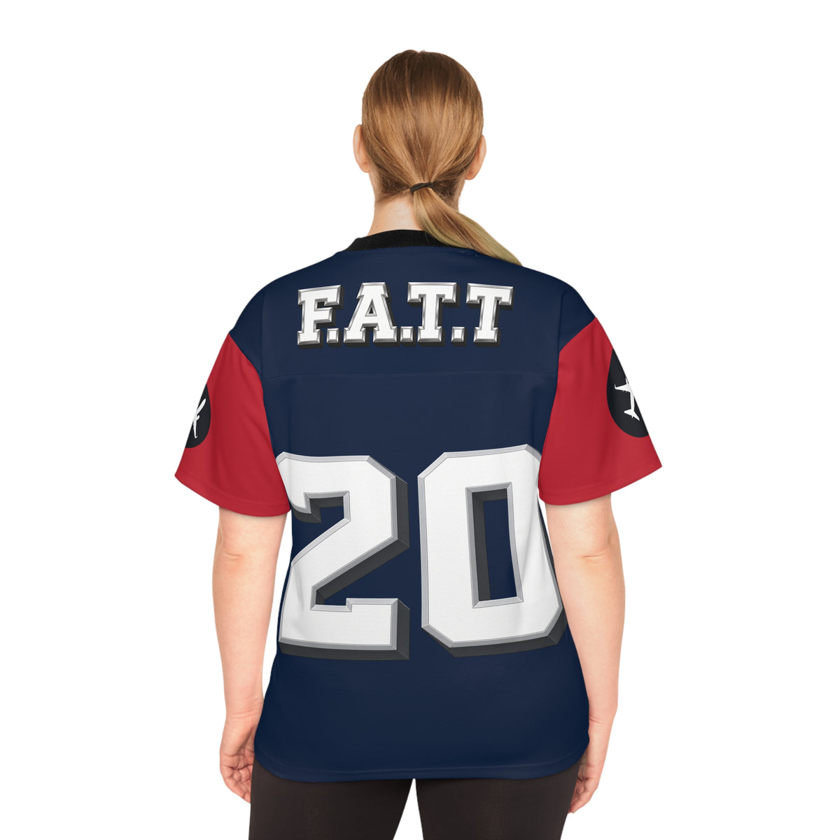 F.A.T.T #20 Football Jersey — New England | Navy / Red