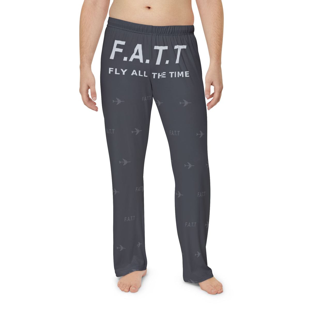 F.A.T.T Men's Flight Lounge Pants — Charcoal / Silver