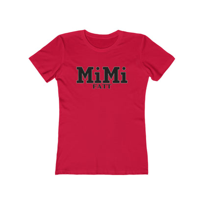 MiMi by FATT Women’s Cotton T-Shirt — Red & Black