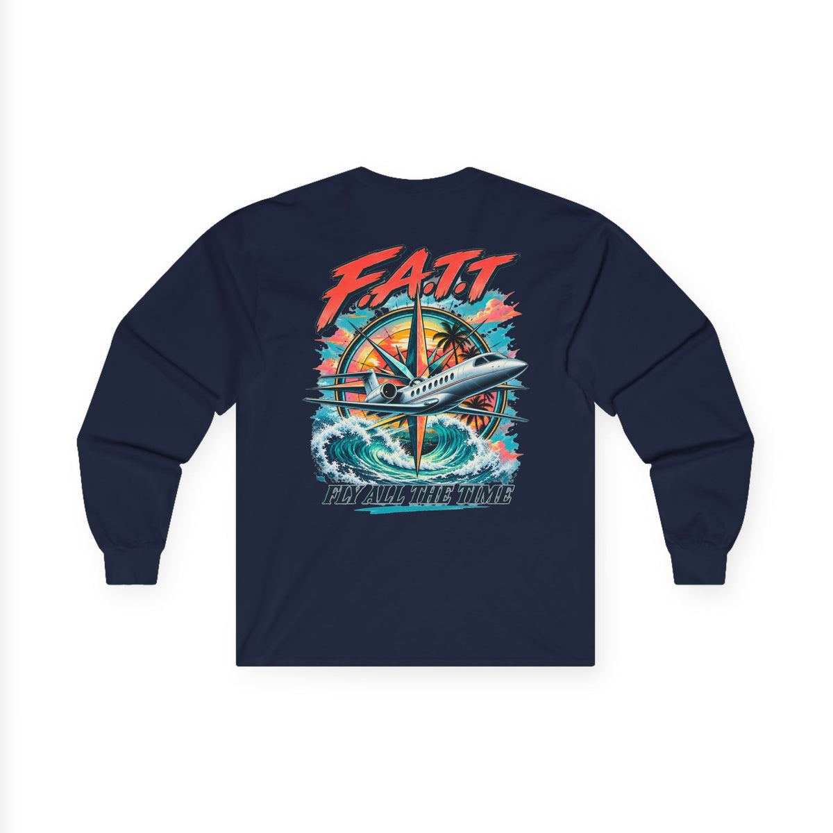 F.A.T.T Tropical Coastal Flight Graphic Long Sleeve
