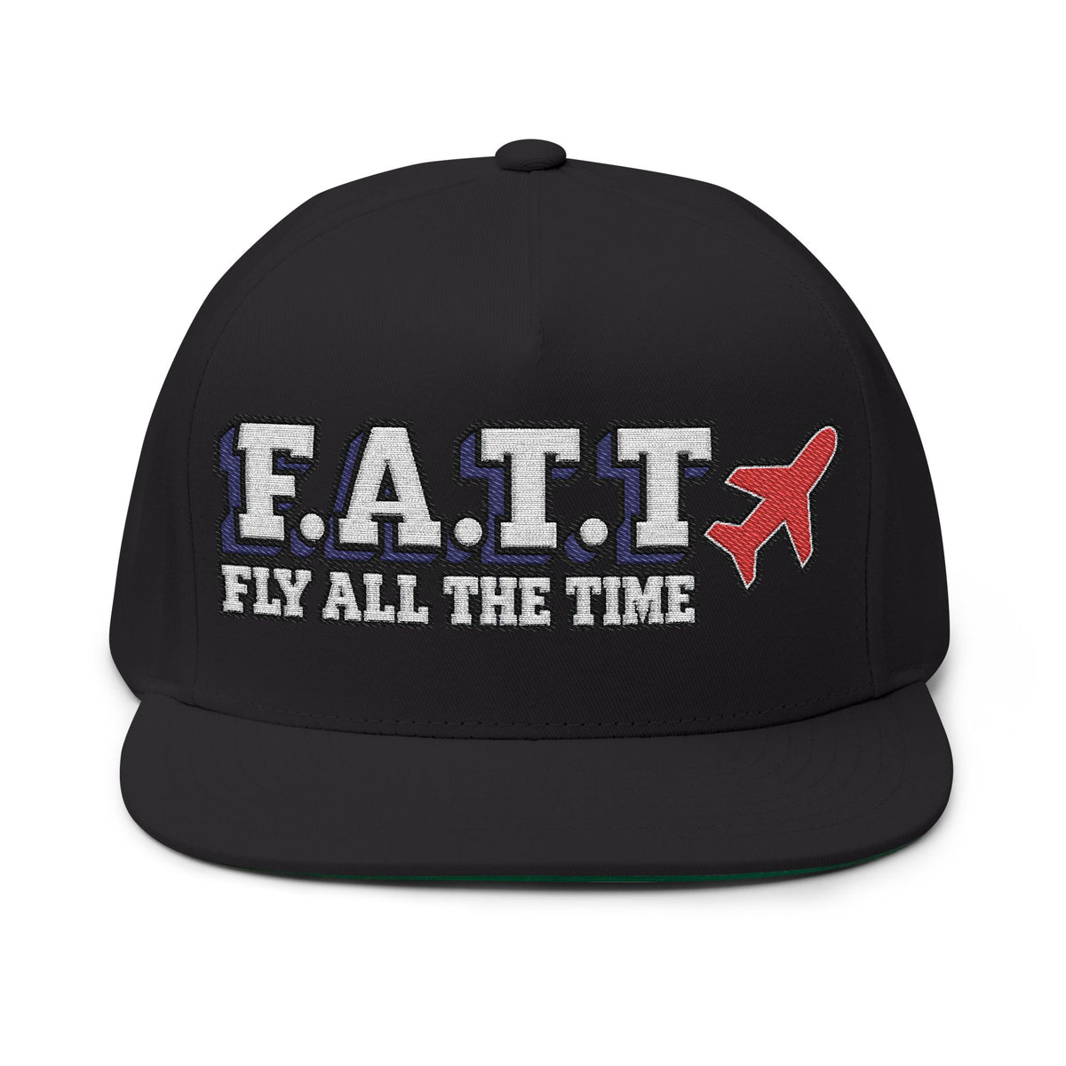 F.A.T.T Houston Jersey Matching Snapback — Navy / Red | Cotton