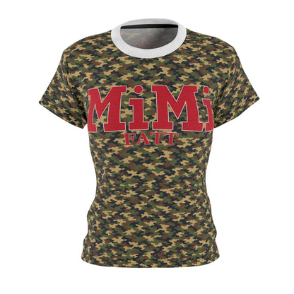 MiMi by FATT Women’s Camo Tee — Camouflage / Red