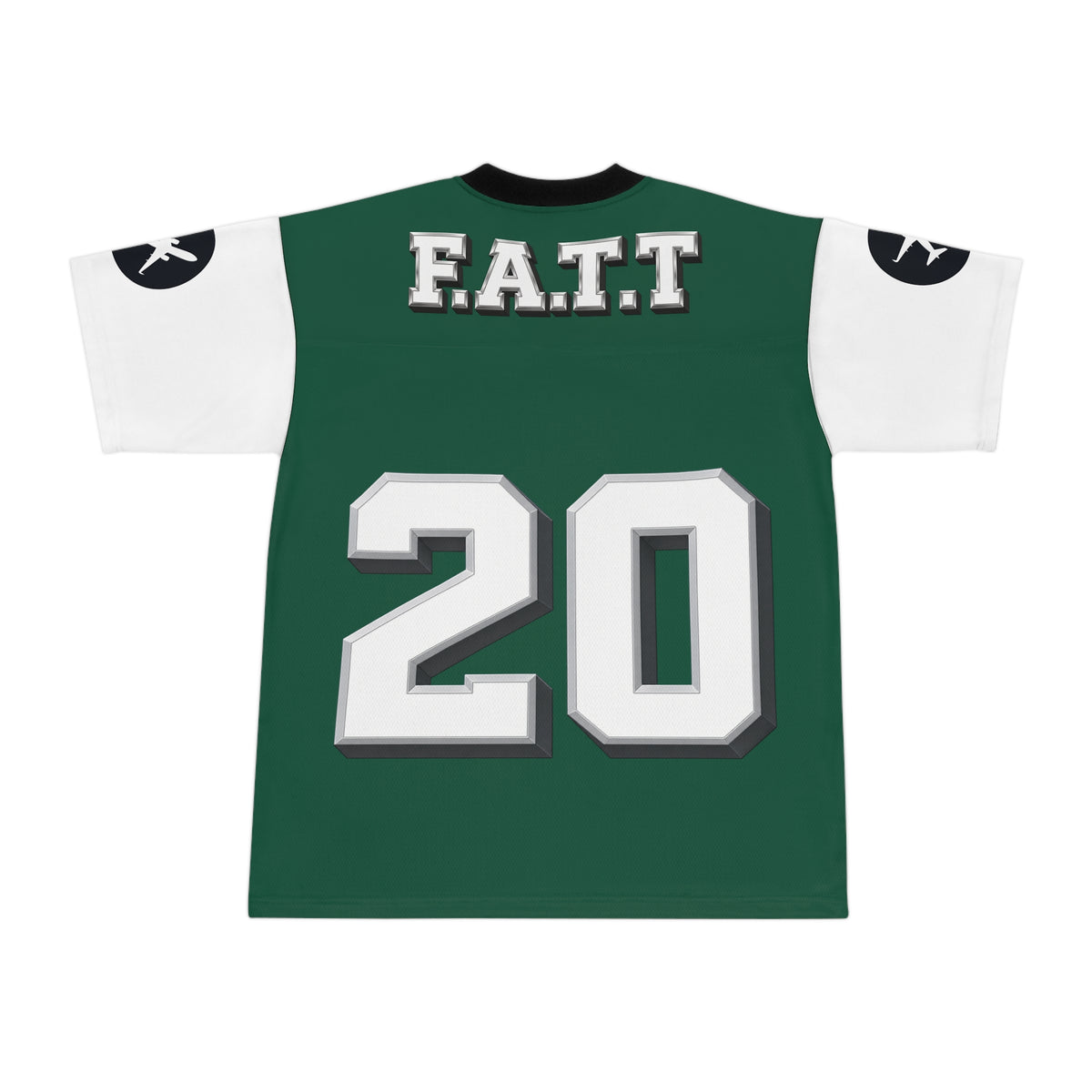 F.A.T.T #20 Football Jersey — New York Green | Green / White