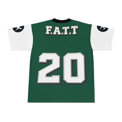F.A.T.T #20 Football Jersey — New York Green | Green / White