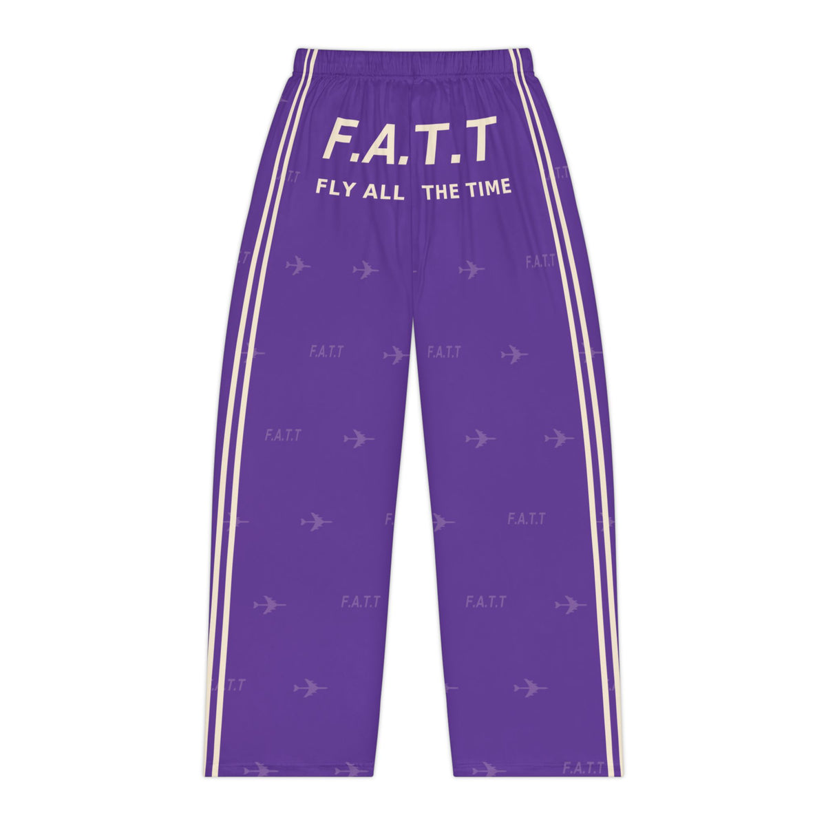 F.A.T.T Women's Flight Lounge Pants — Royal Purple / Cream