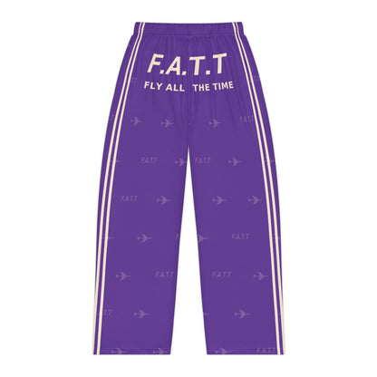 F.A.T.T Women's Flight Lounge Pants — Royal Purple / Cream