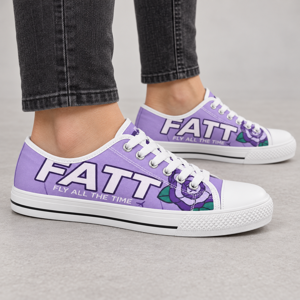 FATT Lilac Wings Urban Peak Low — side on-foot view