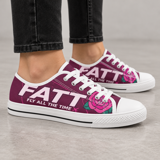 FATT Pink Crush Urban Peak Low — side on-foot view