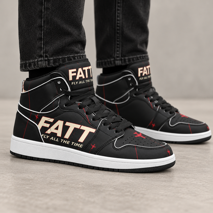 FATT Redline Motion High Top — side on-foot view