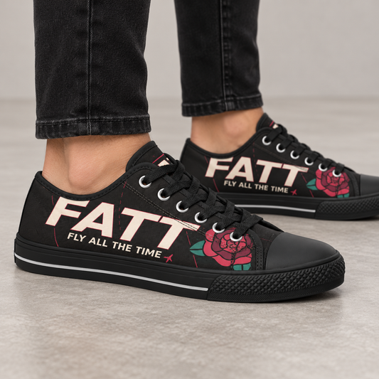 FATT Rose Noir Urban Peak Low — side on-foot view
