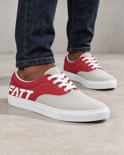 FATT Turntable Men's Lace Up Canvas Shoe — new model close-up showing side and front angles